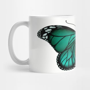 Teal Butterfly Mug